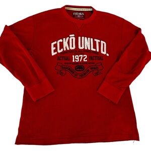 Ecko Unlimited - Original ‘90’s Red Long Sleeve Shirt 🔥